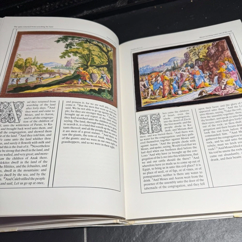 The Bible In Word and Art King James Version Matthäus Merian Illustrations 1988‎